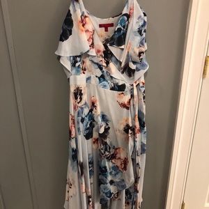 β¨SALEβ¨ Jennifer lopez wrap spaghetti strap dress